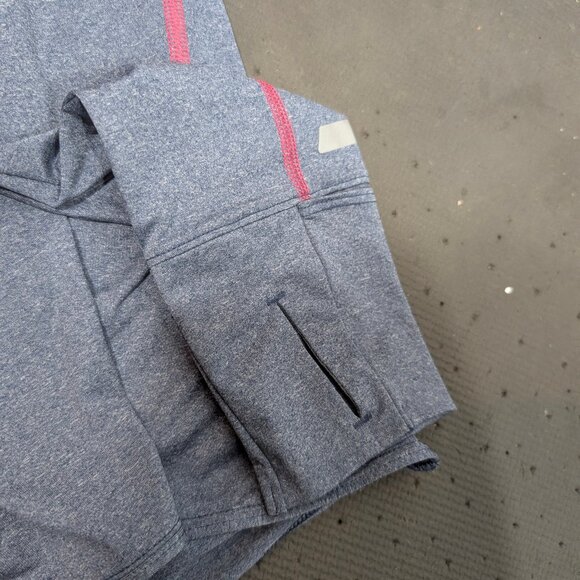 EUC Salomon Women's Large Long Sleeve Running Shirt Top Gray Tech base layer - Picture 7 of 12